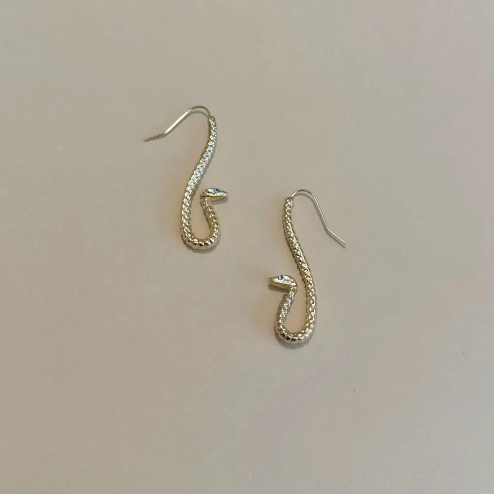 Snake earrings N1038 - Picture 2 of 4